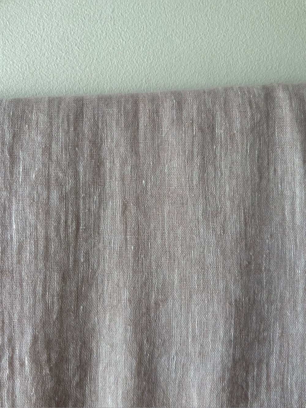 Quince Lightweight Linen Silk Cashmere Scarf Soft Pink - Picture 11 of 13